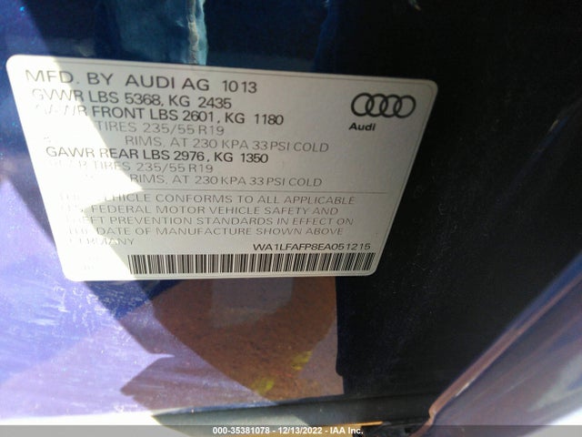 WA1LFAFP8EA051215 Audi Q5 Premium Plus