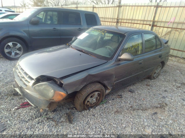 2005 HYUNDAI ACCENT GLS VIN: KMHCG45C65U583432
