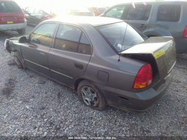 2005 HYUNDAI ACCENT GLS VIN: KMHCG45C65U583432
