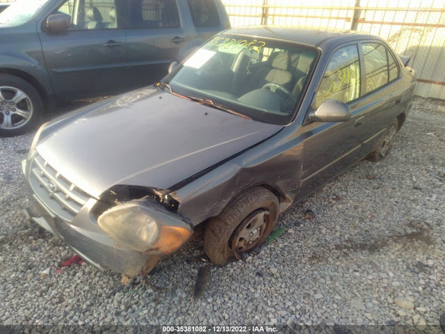 2005 HYUNDAI ACCENT GLS VIN: KMHCG45C65U583432