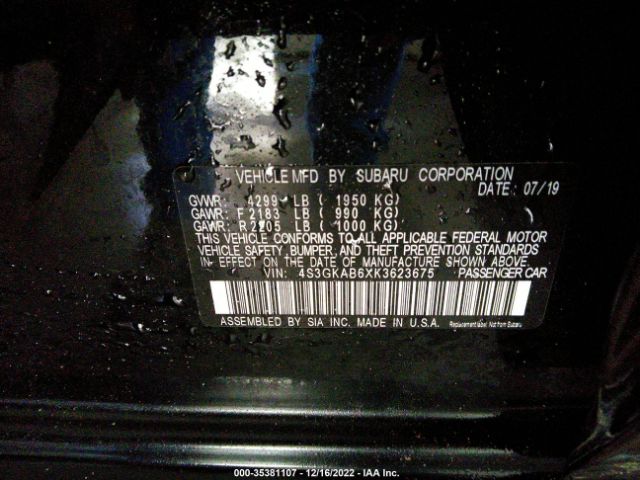 4S3GKAB6XK3623675 Subaru Impreza