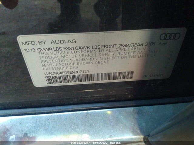 WAURGAFD9EN007121 Audi A8 L 3.0t