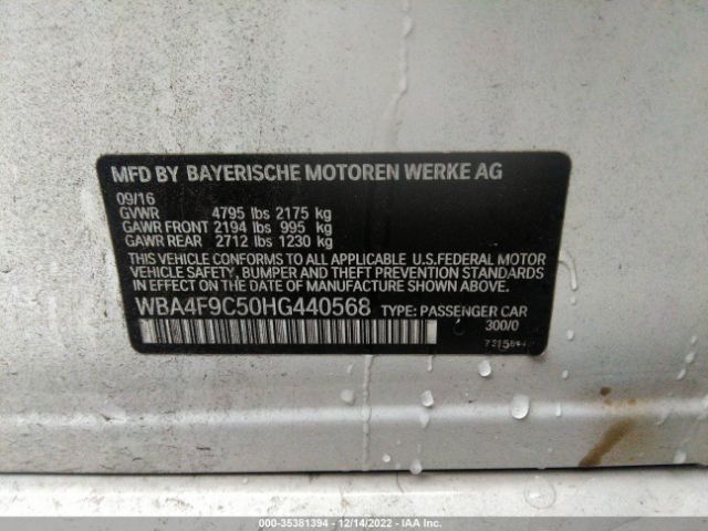 WBA4F9C50HG440568 BMW 4 Series 430i Xdrive
