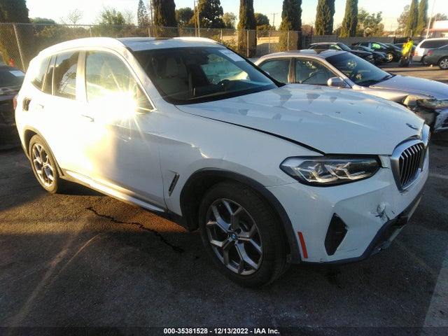 BMW X3 Sdrive30i 2022 IAAI 5UX43DP09N9J07409