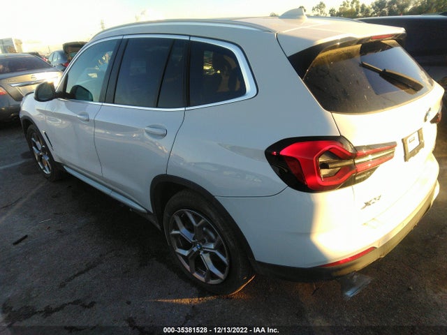 BMW X3 Sdrive30i 2022 аукцион фото