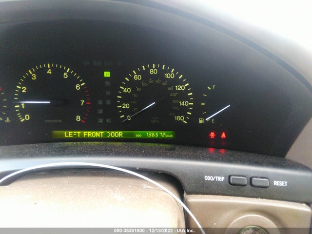 1998 LEXUS LS 400 LUXURY SDN VIN: JT8BH28F3W0130416