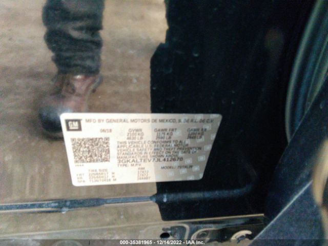 3GKALTEV7JL412670 GMC Terrain Sle