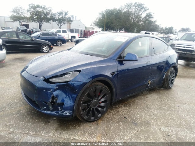Tesla Model Y Performance 2022 7SAYGDEF6NF374871 Image 2
