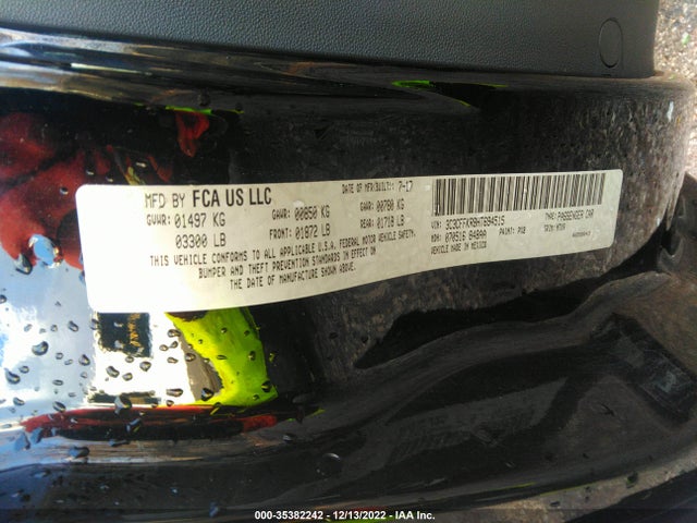 2017 Fiat 500, VIN: 3C3CFFKR8HT694515