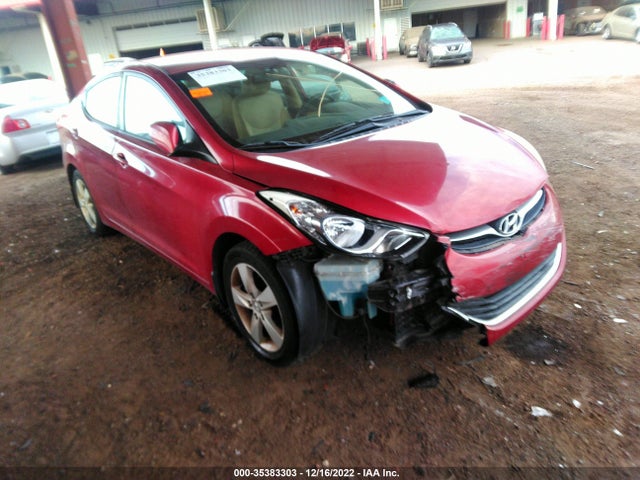 2012 HYUNDAI ELANTRA GLS VIN: KMHDH4AE7CU366851