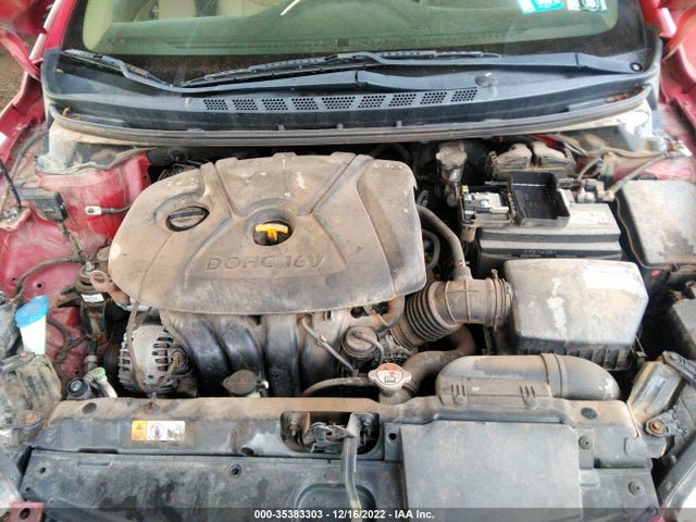 2012 HYUNDAI ELANTRA GLS VIN: KMHDH4AE7CU366851