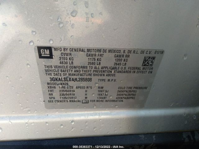 3GKALSEX4JL285808 GMC Terrain Denali