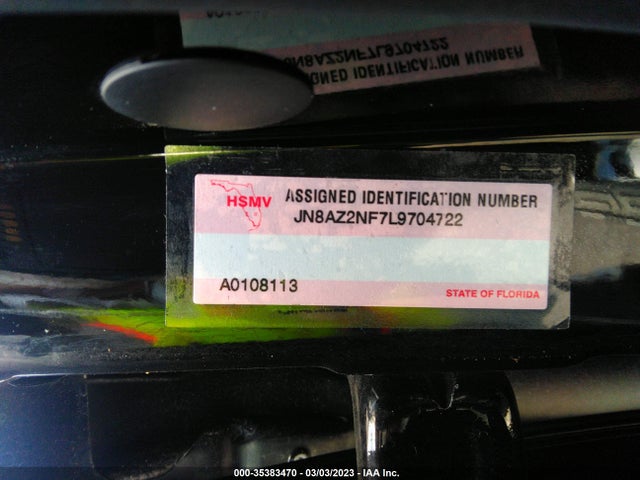 2020 Infiniti QX80, VIN: JN8AZ2NF7L9704722