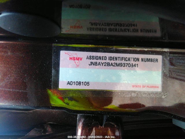2021 Nissan Armada, VIN: JN8AY2BA2M9370841