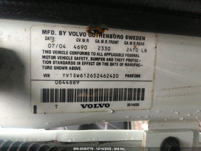 Volvo V70 2005 YV1SW612652462420 Image 11