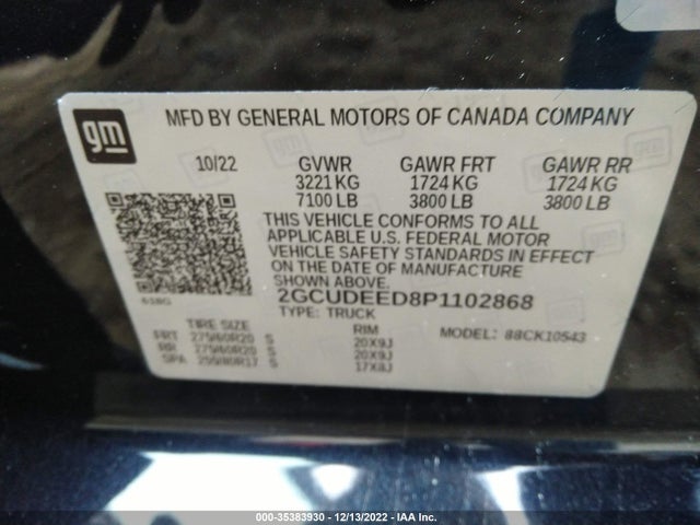 Chevrolet Silverado 1500 Rst 2023 2GCUDEED8P1102868 Image 9