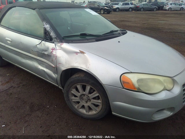 2005 CHRYSLER SEBRING CONV GTC VIN: 1C3EL75R85N638458