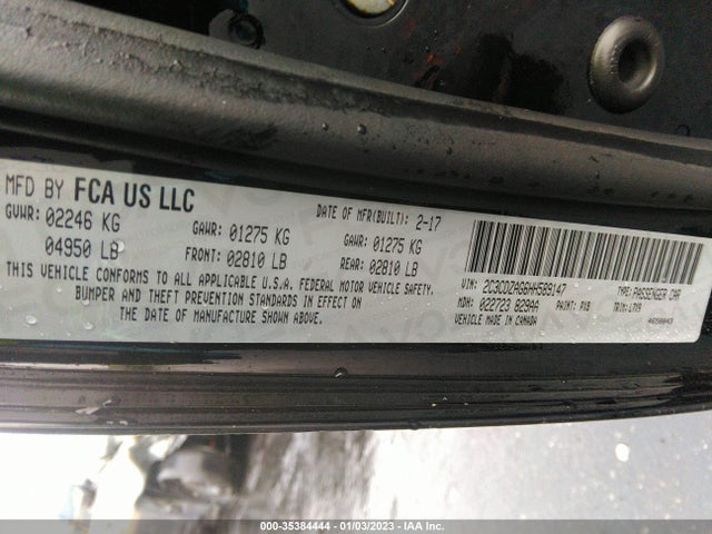 2017 Dodge Challenger, VIN: 2C3CDZAG6HH589147