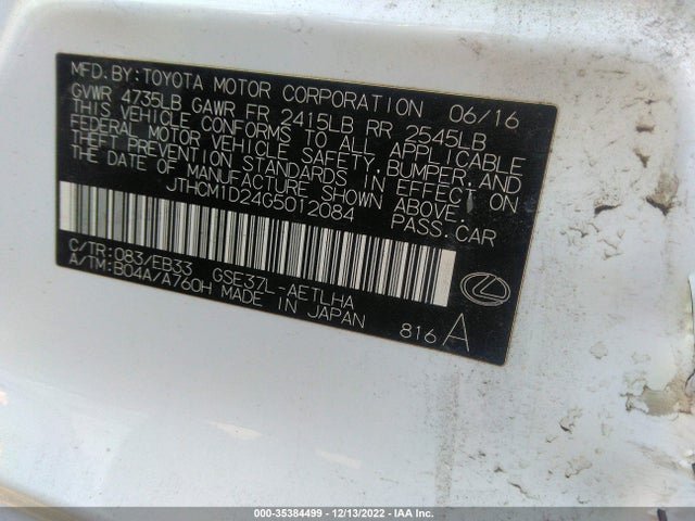 JTHCM1D24G5012084 Lexus IS 300