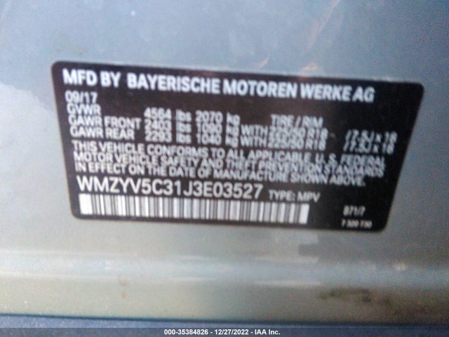 Mini Countryman Cooper 2018 WMZYV5C31J3E03527 Image 11