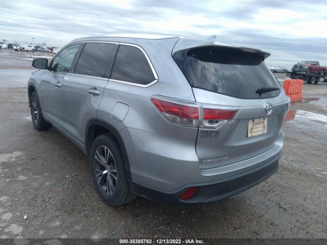 2016 TOYOTA HIGHLANDER XLE VIN: 5TDKKRFH2GS153054