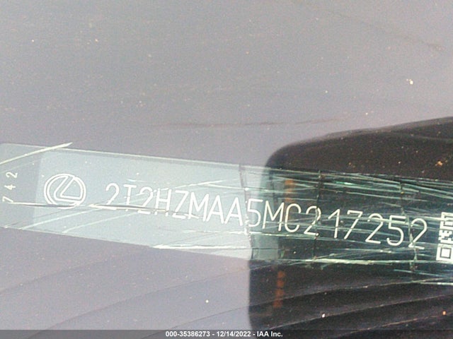 2T2HZMAA5MC217252 Lexus Rx Rx 350