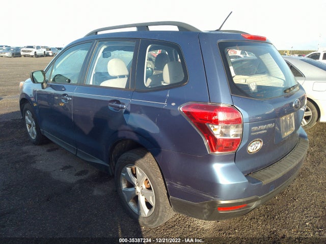 2015 SUBARU FORESTER 2.5I VIN: JF2SJABCXFH529101