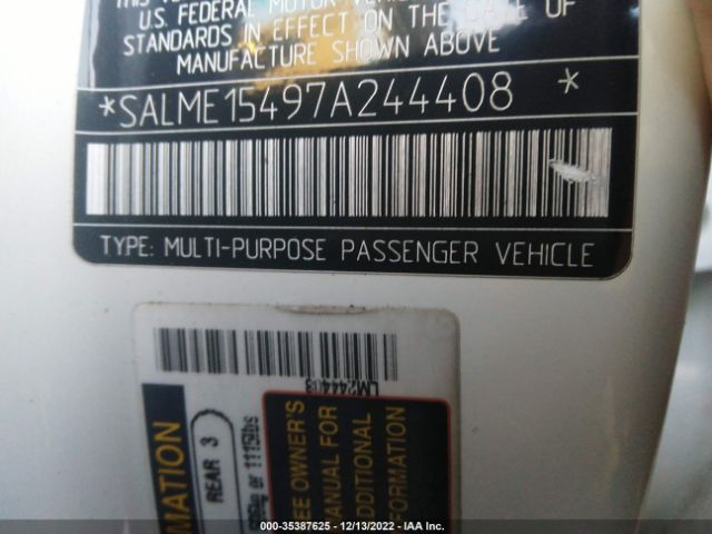 SALME15497A244408 Land Rover Range Rover Hse