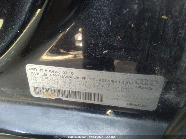 Audi A4 2.0t Premium Plus 2011 WAUEFAFL6BN014242 Image 11