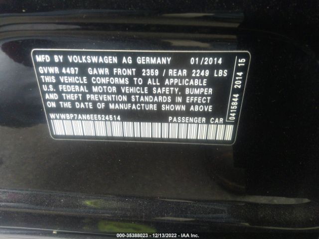 WVWBP7AN6EE524514 Volkswagen Cc 2.0t R-line