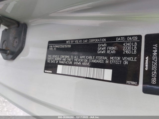 Volvo C30 2009 YV1MK672592150199 Image 11