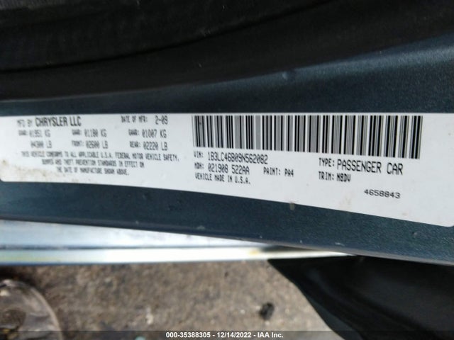 Dodge Avenger Se/sxt 2009 1B3LC46B09N562082 Image 11