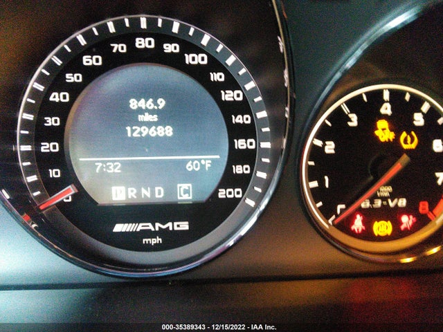 2010 MERCEDES-BENZ C-CLASS C 63 AMG VIN: WDDGF7HB1AF392583