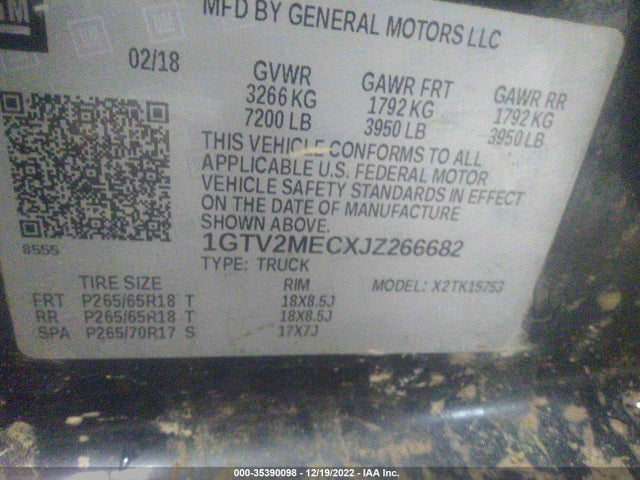 GMC Sierra 1500 Sle 2018 1GTV2MECXJZ266682 Image 9