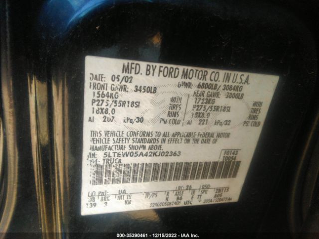 5LTEW05A42KJ02363 Lincoln Blackwood