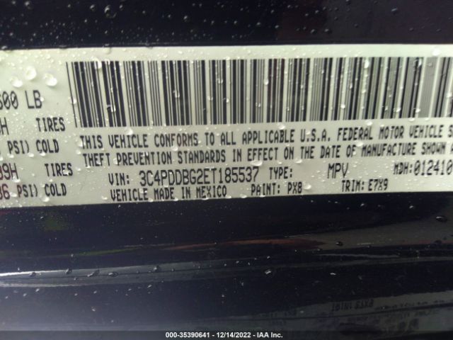 3C4PDDBG2ET185537 Dodge Journey Sxt