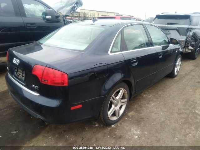2007 AUDI A4 2.0T VIN: WAUDF78E27A096028