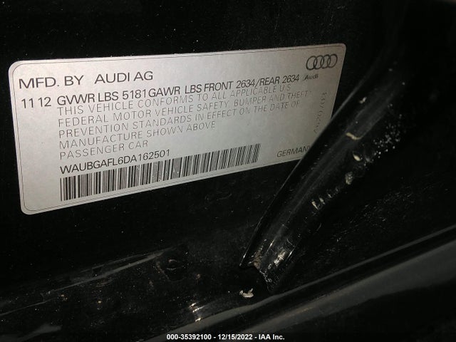 Audi S4 2013 WAUBGAFL6DA162501 Image 10