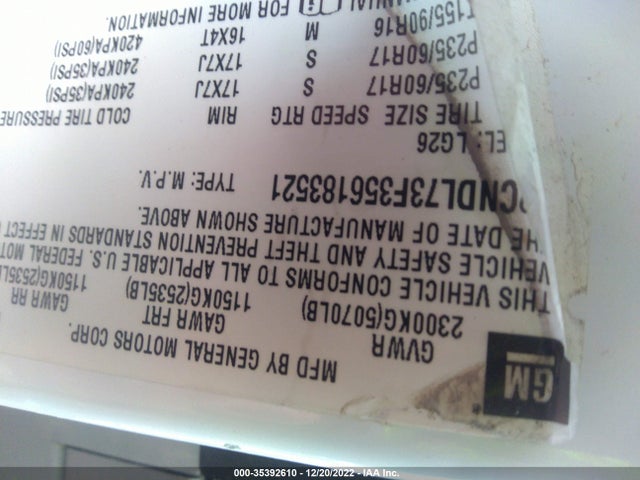 Chevrolet EQUINOX LT 2005 2CNDL73F356183521 Image 10