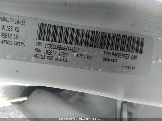 Chrysler 200 Limited 2016 1C3CCCAB6GN144997 Image 9