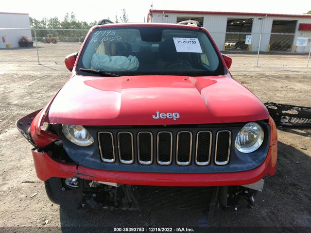 2015 JEEP RENEGADE LATITUDE VIN: ZACCJABT0FPC24993
