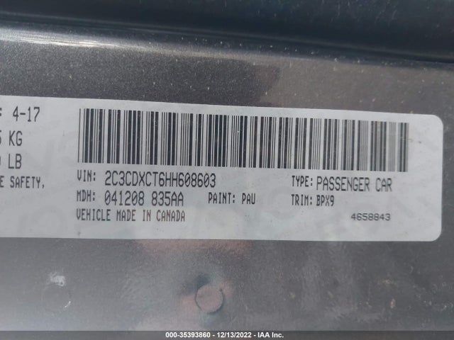 Dodge CHARGER R/T 2017 2C3CDXCT6HH608603 Image 9