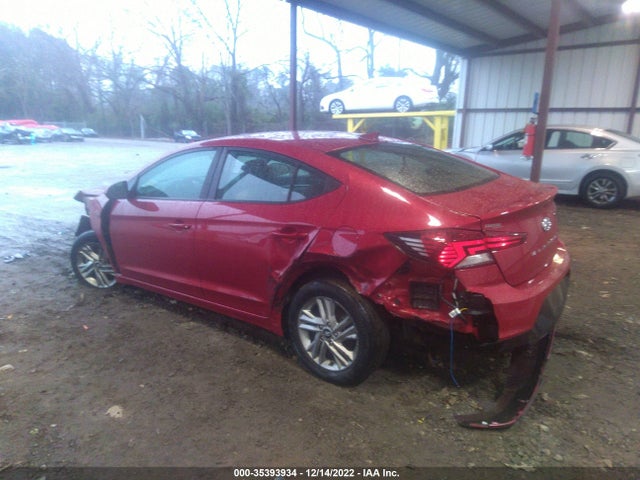 2019 HYUNDAI ELANTRA SEL VIN: KMHD84LFXKU842823
