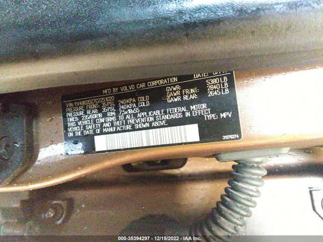Volvo XC60 2012 YV4902DZ7C2251020 Image 9