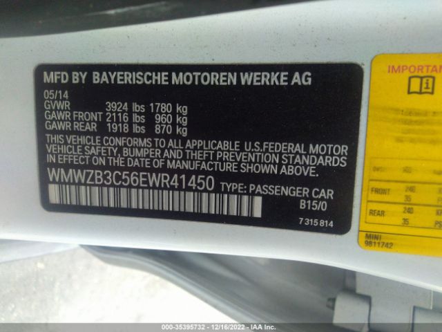 WMWZB3C56EWR41450 Mini COOPER COUNTRYMAN