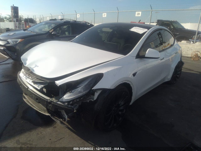 2022 TESLA MODEL Y PERFORMANCE VIN: 7SAYGDEFXNF558632