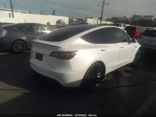 2022 TESLA MODEL Y PERFORMANCE VIN: 7SAYGDEFXNF558632