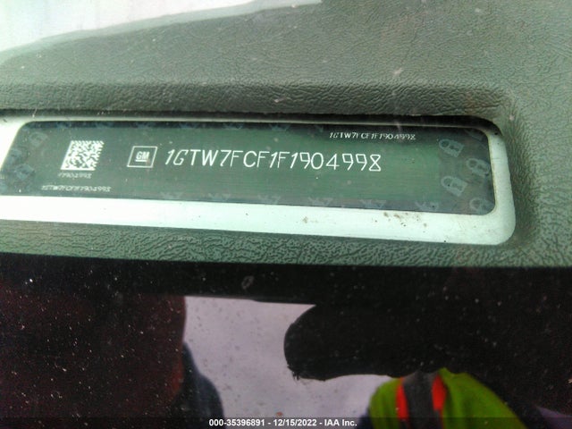 GMC SAVANA CARGO VAN 2015 1GTW7FCF1F1904998 Image 10