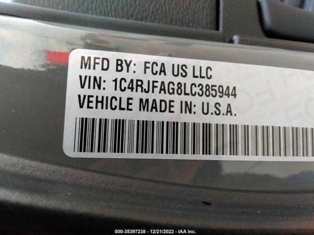 1C4RJFAG8LC385944 Jeep Grand Cherokee Altitude