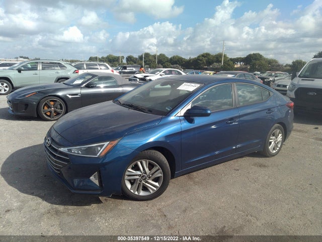 2019 HYUNDAI ELANTRA SEL VIN: 5NPD84LF8KH426381